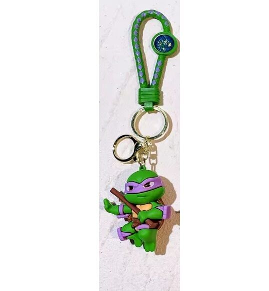 Брелок подвеска на рюкзак TMNT Teenage Mutant Ninja Turtles 3D Keychain Черепашки ниндзя Донателло Брелок подвеска на рюкзак TMNT Teenage Mutant Ninja Turtles 3D Keychain Черепашки ниндзя Донателло