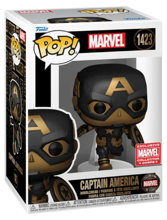 Фігурка Funko Marvel: Captain America фанко Капітан Америка (Collector Corps Exclusive) 1423