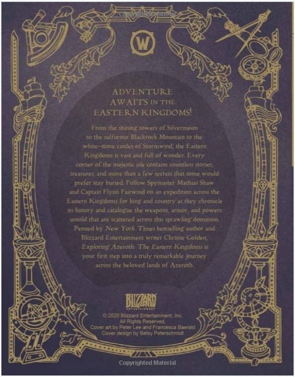 Книга World of Warcraft: Exploring Azeroth: The Eastern Kingdoms Imitation Leather Book