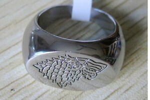 Кольцо Game of Thrones Stark wolf Ring Кольцо Game of Thrones Stark wolf Ring