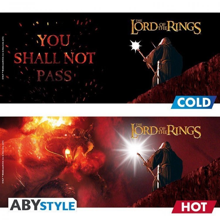 Чашка хамелеон Abystyle Lord Of The Rings You shall not pass Mug кружка Володар кілець Ти не пройдеш 460 мл Чашка хамелеон Abystyle Lord Of The Rings You shall not pass Mug кружка Володар кілець Ти не пройдеш 460 мл