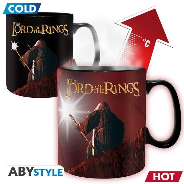 Чашка хамелеон Abystyle Lord Of The Rings You shall not pass Mug кружка Володар кілець Ти не пройдеш 460 мл Чашка хамелеон Abystyle Lord Of The Rings You shall not pass Mug кружка Володар кілець Ти не пройдеш 460 мл