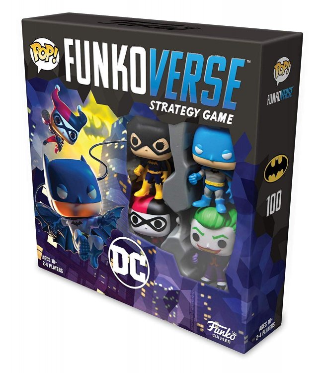 Настільна гра DC Funkoverse Funko Pop Strategy Game DC # 100 Base Set Настільна гра DC Funkoverse Funko Pop Strategy Game DC # 100 Base Set
