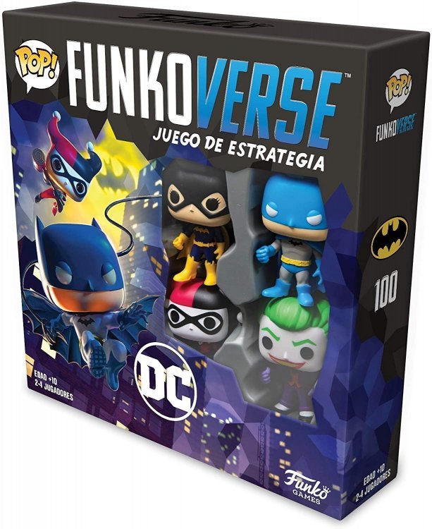Настільна гра DC Funkoverse Funko Pop Strategy Game DC # 100 Base Set in Spanish Настільна гра DC Funkoverse Funko Pop Strategy Game DC # 100 Base Set in Spanish