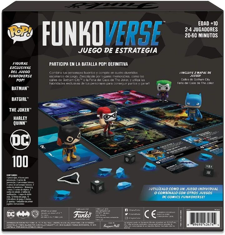 Настільна гра DC Funkoverse Funko Pop Strategy Game DC # 100 Base Set in Spanish