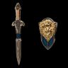 Значок collectible Pin Warcraft LOTHAR SWORD and SHIELD DUAL PIN Значок collectible Pin Warcraft LOTHAR SWORD and SHIELD DUAL PIN