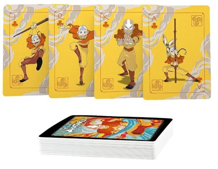 Игральные карты Avatar The Last Airbender Aang Playing Cards Аватар Аанг Игральные карты Avatar The Last Airbender Aang Playing Cards Аватар Аанг