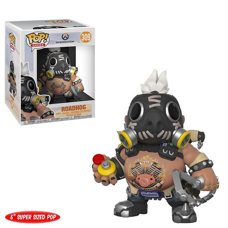 Фигурка Overwatch Funko Pop! 6” Roadhog (Over-Sized) Figure Фигурка Overwatch Funko Pop! 6” Roadhog (Over-Sized) Figure