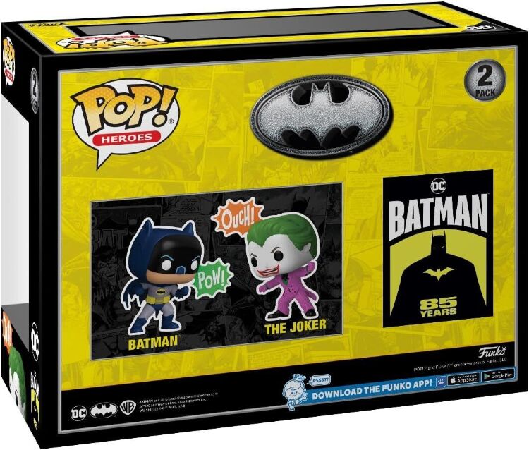 Фігурка Funko DC Heroes: Batman and The Joker 2-Pack Фанко Бетмен та Джокер (Amazon Exclusive) Фігурка Funko DC Heroes: Batman and The Joker 2-Pack Фанко Бетмен та Джокер (Amazon Exclusive)