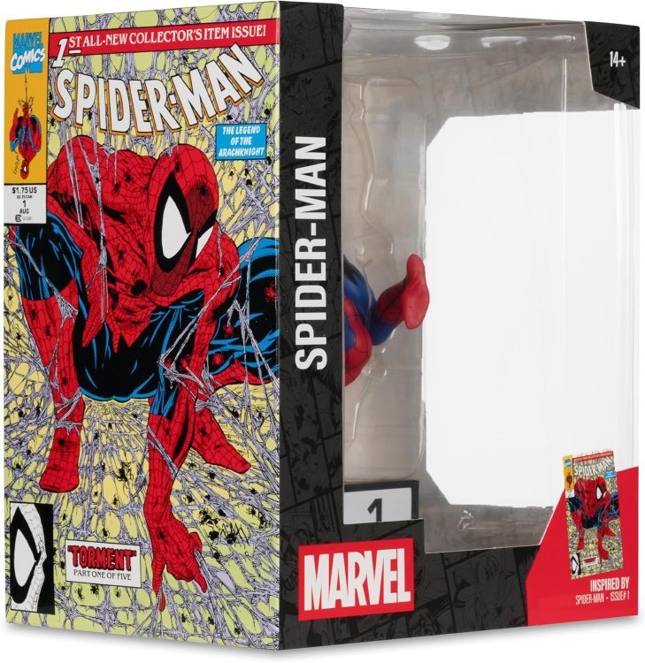 Фигурка McFarlane Marvel Spider-Man Figure Марвел Человек паук 20 см.  Фигурка McFarlane Marvel Spider-Man Figure Марвел Человек паук 20 см.