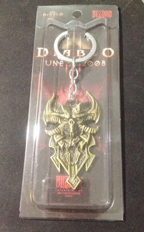 Брелок - Diablo III Logo Metal bronze