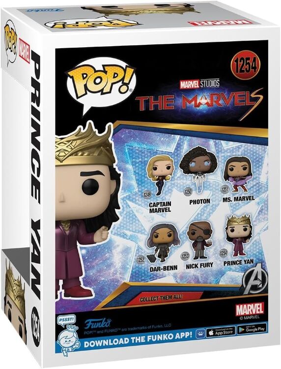 Фігурка Funko Marvel Movies: The Marvels Prince Yan фанко Принц Ян 1254