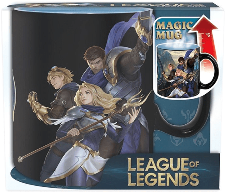 Чашка хамелеон ABYstyle League Of Legends Group кухоль Ліга Легенд (ЛОЛ) 460 мл.