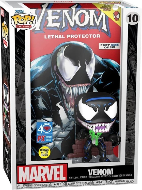 Фигурка Funko Marvel Comic Cover: Venom Lethal Protector Figure фанко Веном (PX Previews Exclusive) 10 Фигурка Funko Marvel Comic Cover: Venom Lethal Protector Figure фанко Веном (PX Previews Exclusive) 10