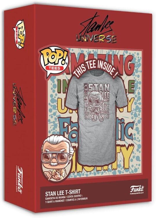 Футболка Funko Boxed Tee: Marvel Stan Lee фанко Марвел Стен Лі (розмір M) Футболка Funko Boxed Tee: Marvel Stan Lee фанко Марвел Стен Лі (розмір M)