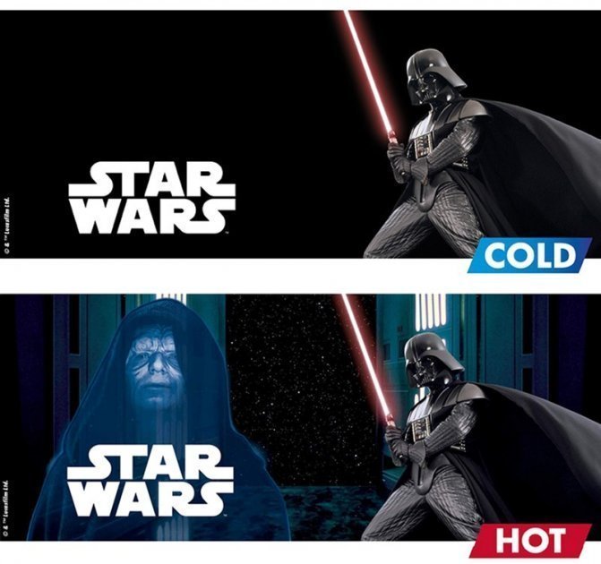 Чашка хамелеон STAR WARS Darth Vader Ceramic Mug кухоль Зоряні війни Дарт Вейдер 460 мл Чашка хамелеон STAR WARS Darth Vader Ceramic Mug кухоль Зоряні війни Дарт Вейдер 460 мл