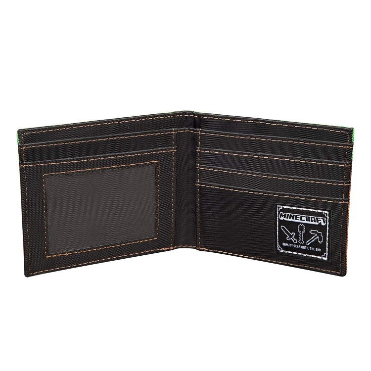 Гаманець Minecraft Dirt Block Nylon Bi-Fold Wallet Гаманець Minecraft Dirt Block Nylon Bi-Fold Wallet
