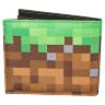 Кошелёк Minecraft Dirt Block Nylon Bi-Fold Wallet Кошелёк Minecraft Dirt Block Nylon Bi-Fold Wallet