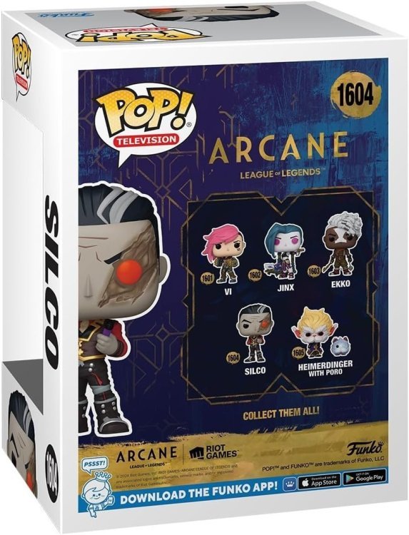 Фігурка Funko League Of Legends Arcane Silco фанко Ліга легенд Силко 1604