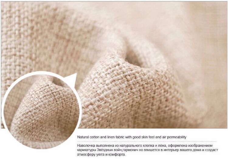 Наволочка Star Wars (Polyester & Linen) Yoda Наволочка Star Wars (Polyester & Linen) Yoda