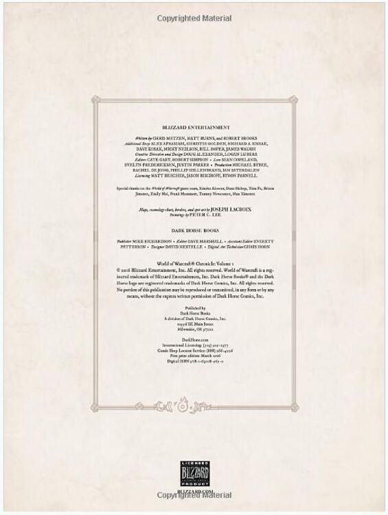 Книга World of Warcraft: Chronicle Volume 1 Hardcover Edition (Тверда палітурка)