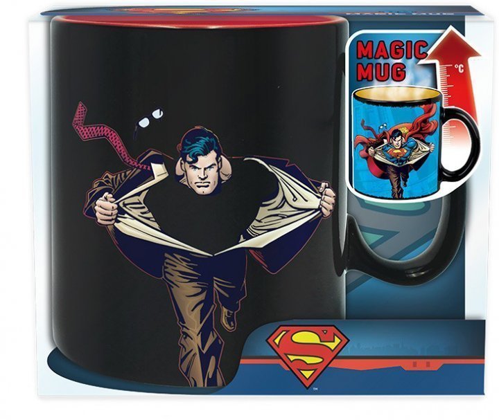 Чашка хамелеон DC COMICS Superman Ceramic Mug кружка Супермен 460 мл Чашка хамелеон DC COMICS Superman Ceramic Mug кружка Супермен 460 мл