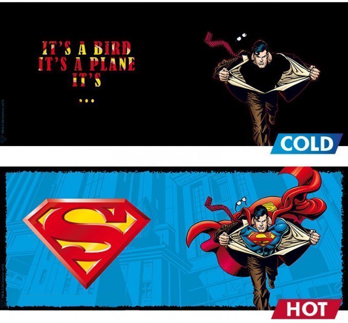 Чашка хамелеон DC COMICS Superman Ceramic Mug кружка Супермен 460 мл Чашка хамелеон DC COMICS Superman Ceramic Mug кружка Супермен 460 мл