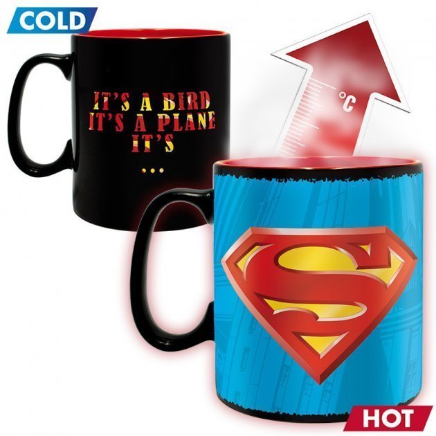 Чашка хамелеон DC COMICS Superman Ceramic Mug кружка Супермен 460 мл Чашка хамелеон DC COMICS Superman Ceramic Mug кружка Супермен 460 мл