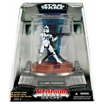Фигурка Star Wars TITANIUM DIECAST Blue Clone Trooper  Фигурка Star Wars TITANIUM DIECAST Blue Clone Trooper