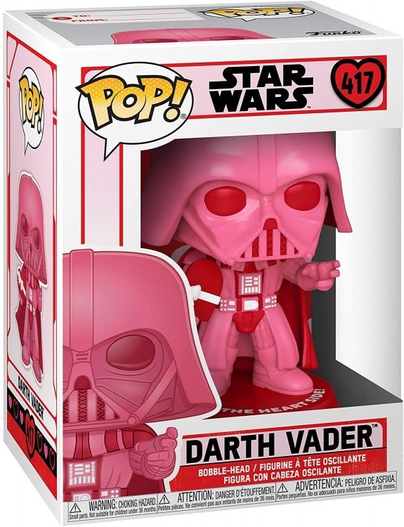 Фигурка Funko Pop Star Wars: Valentines Vader with Heart Фанко Звёздные войны Дарт Вейдер  Фигурка Funko Pop Star Wars: Valentines Vader with Heart Фанко Звёздные войны Дарт Вейдер