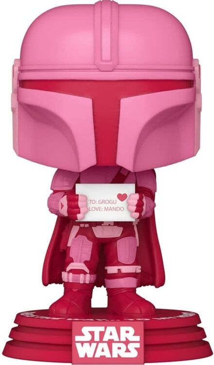 Фигурка Funko Star Wars: Valentines - Mandalorian Фанко Звёздные войны Мандалорец (примята упаковка) 495