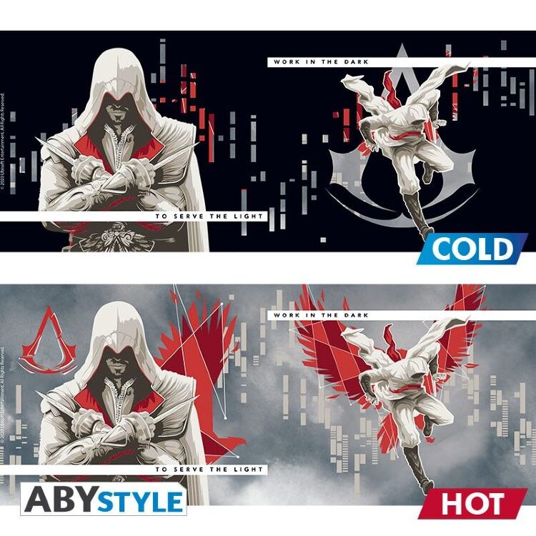 Чашка хамелеон Abystyle ASSASSINS CREED The Assassins Mug Асасини кружка 460 мл  Чашка хамелеон Abystyle ASSASSINS CREED The Assassins Mug Асасини кружка 460 мл