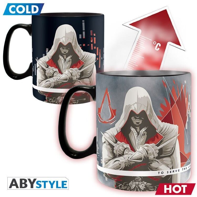 Чашка хамелеон Abystyle ASSASSINS CREED The Assassins Mug Асасини кружка 460 мл  Чашка хамелеон Abystyle ASSASSINS CREED The Assassins Mug Асасини кружка 460 мл