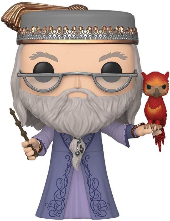 Фігурка Funko Pop Harry Potter: Dumbledore with Fawkes 10" Фанко Дамблдор