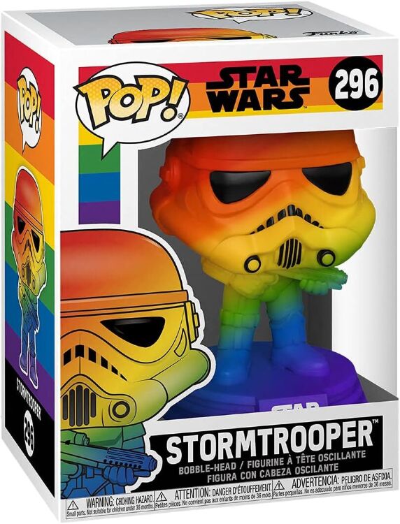 Фігурка Funko Star Wars: Pride Stormtrooper Rainbow Фанко Зоряні війни Штурмовик 296 Фігурка Funko Star Wars: Pride Stormtrooper Rainbow Фанко Зоряні війни Штурмовик 296