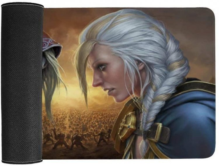 Килимок ігрова поверхня World of Warcraft Sylvanas vs Jaina Desk Mat (60 * 30 cm) Килимок ігрова поверхня World of Warcraft Sylvanas vs Jaina Desk Mat (60 * 30 cm)