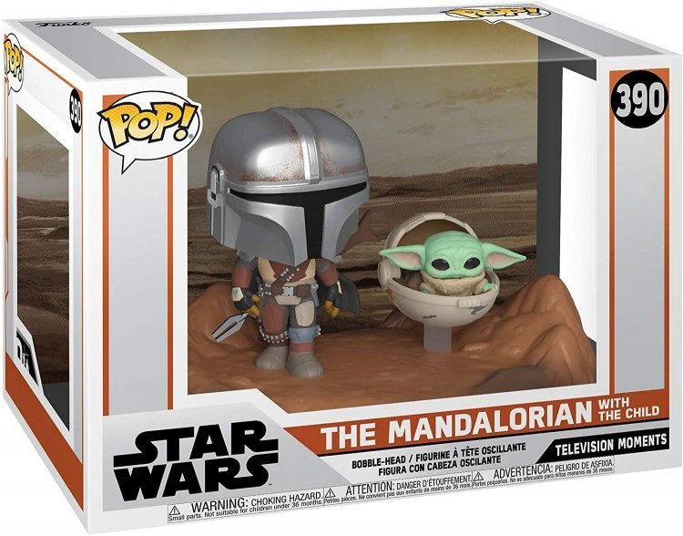 Фигурка Funko Pop! Moment Star Wars: Mandalorian and The Child Мандалорец Фанко Звёздные войны Фигурка Funko Pop! Moment Star Wars: Mandalorian and The Child Мандалорец Фанко Звёздные войны