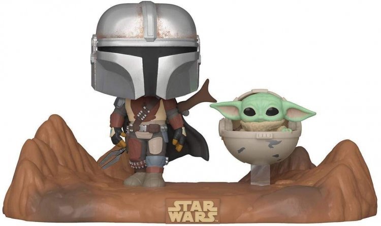 Фигурка Funko Pop! Moment Star Wars: Mandalorian and The Child Мандалорец Фанко Звёздные войны Фигурка Funko Pop! Moment Star Wars: Mandalorian and The Child Мандалорец Фанко Звёздные войны