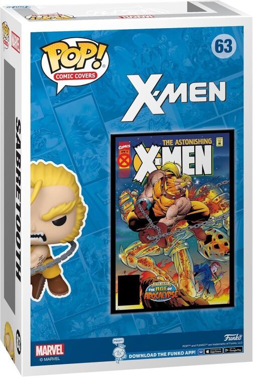 Фигурка Funko Comic Covers: Marvel Sabretooth Фанко Марвел Саблезубый (Exclusive) 63