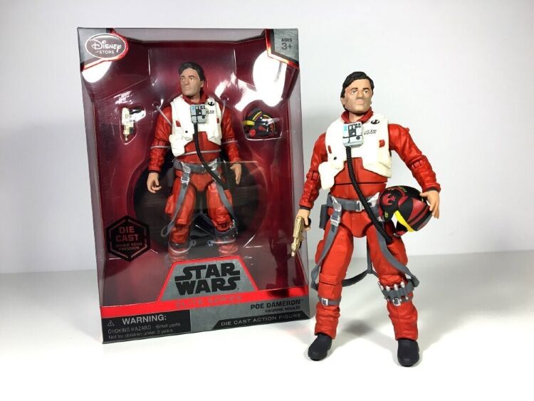 Фігурка Disney Star Wars Elite Series Die-cast Poe Dameron Figure Зоряні війни По Демерон 19 см.