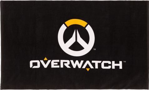 Полотенце Overwatch Logo Beach Towel Black 60" x 35" 