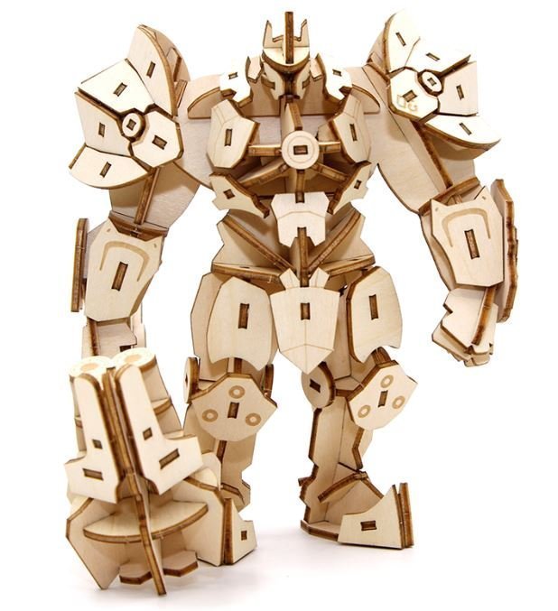Конструктор з дерева 3D - Overwatch Reinhardt Incredibuilds Wood Model