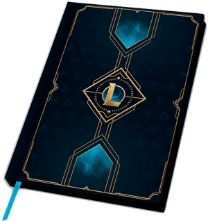 Записна книжка ABYstyle League of Legends Hexteck Logo Блокнот Ліга Легенд