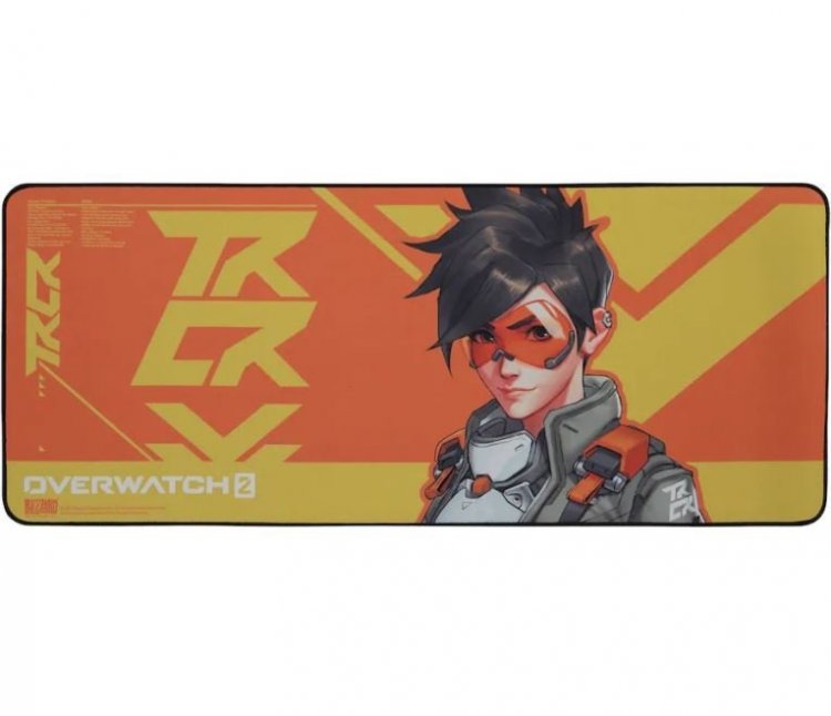 Коврик игровая поверхность Blizzard Overwatch 2 Tracer Gaming Desk Mat (90*38 cm)