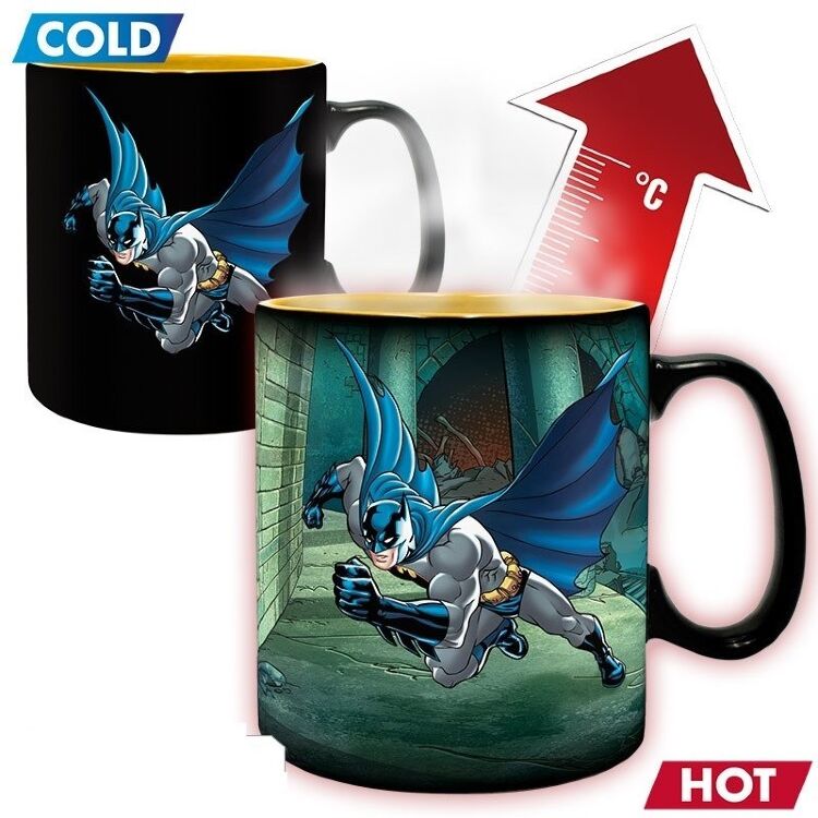 Чашка хамелеон Abystyle DC COMICS Batman and Joker Ceramic Mug кружка Бэтмен и Джокер 460 мл