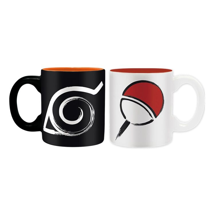 Чашка NARUTO SHIPPUDEN Konoha and Uchiha (набор чашек 110 мл)