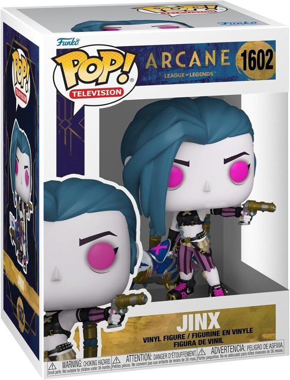 Фігурка Funko League Of Legends Arcane Jinx фанко Ліга легенд Джинкс 1602 Фігурка Funko League Of Legends Arcane Jinx фанко Ліга легенд Джинкс 1602