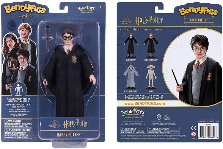 Фигурка Noble Collection Harry Potter BendyFigs Harry Action Figure 18 см Фигурка Noble Collection Harry Potter BendyFigs Harry Action Figure 18 см