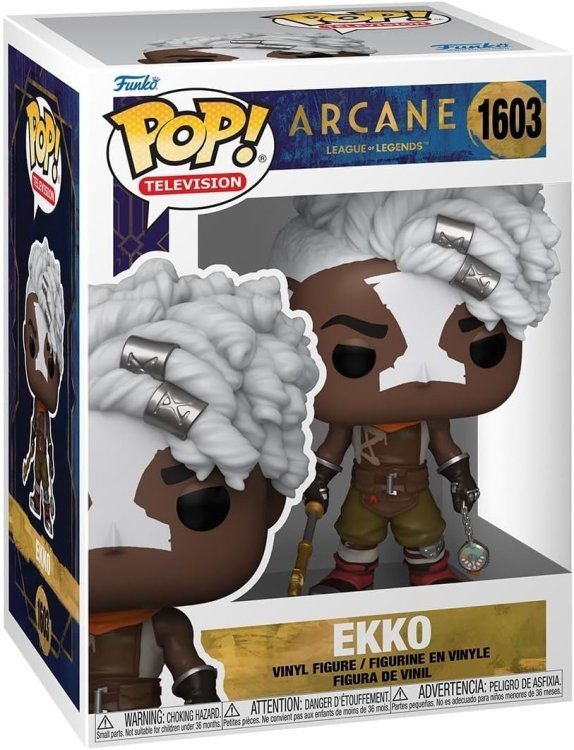 Фігурка Funko League Of Legends Arcane Ekko фанко Ліга легенд Екко 1603 Фігурка Funko League Of Legends Arcane Ekko фанко Ліга легенд Екко 1603