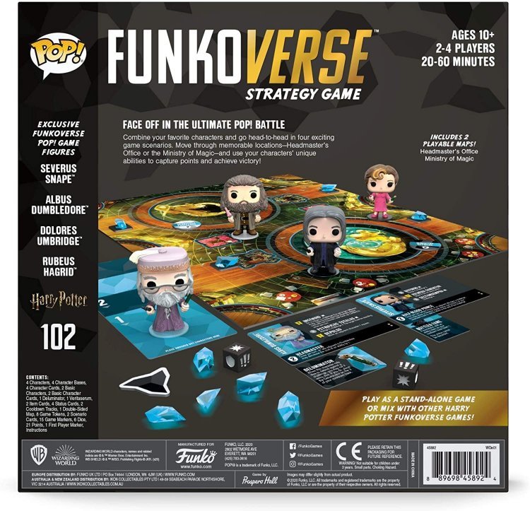 Настольная игра Гарри Поттер Funkoverse Funko Pop Strategy Game: Harry Potter #102 Base Set Настольная игра Гарри Поттер Funkoverse Funko Pop Strategy Game: Harry Potter #102 Base Set